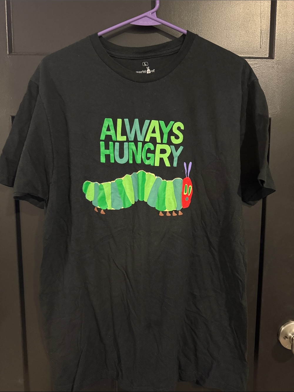 Always Hungry Caterpillar teacher T‑Shirt - Black
